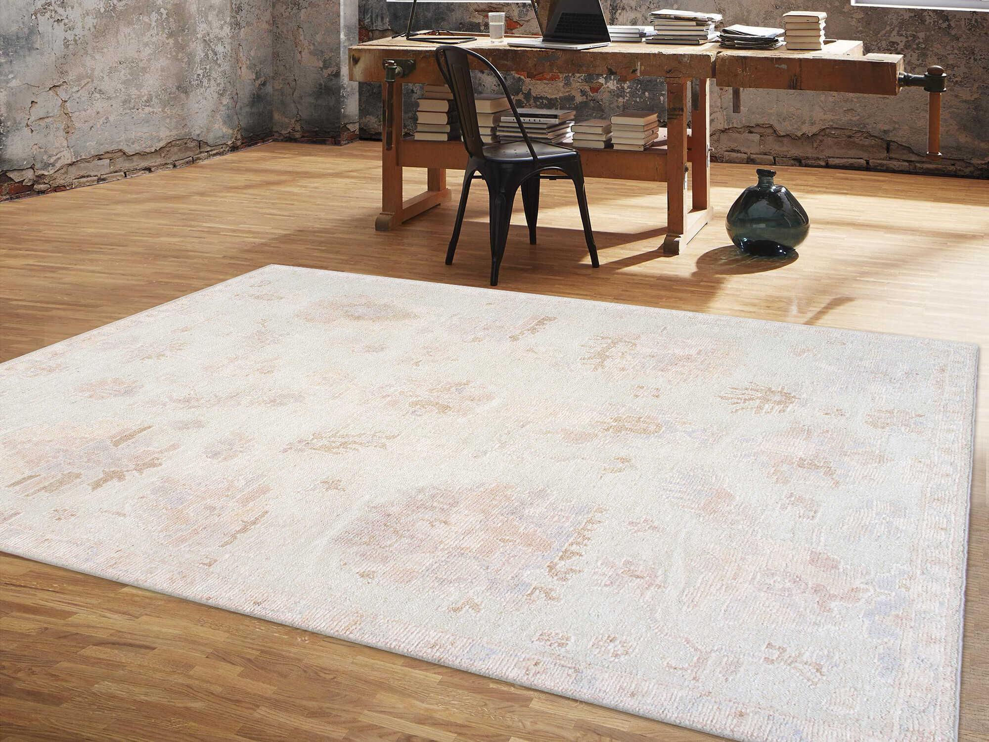 Pasargad Home Oushak Floral Area Rug