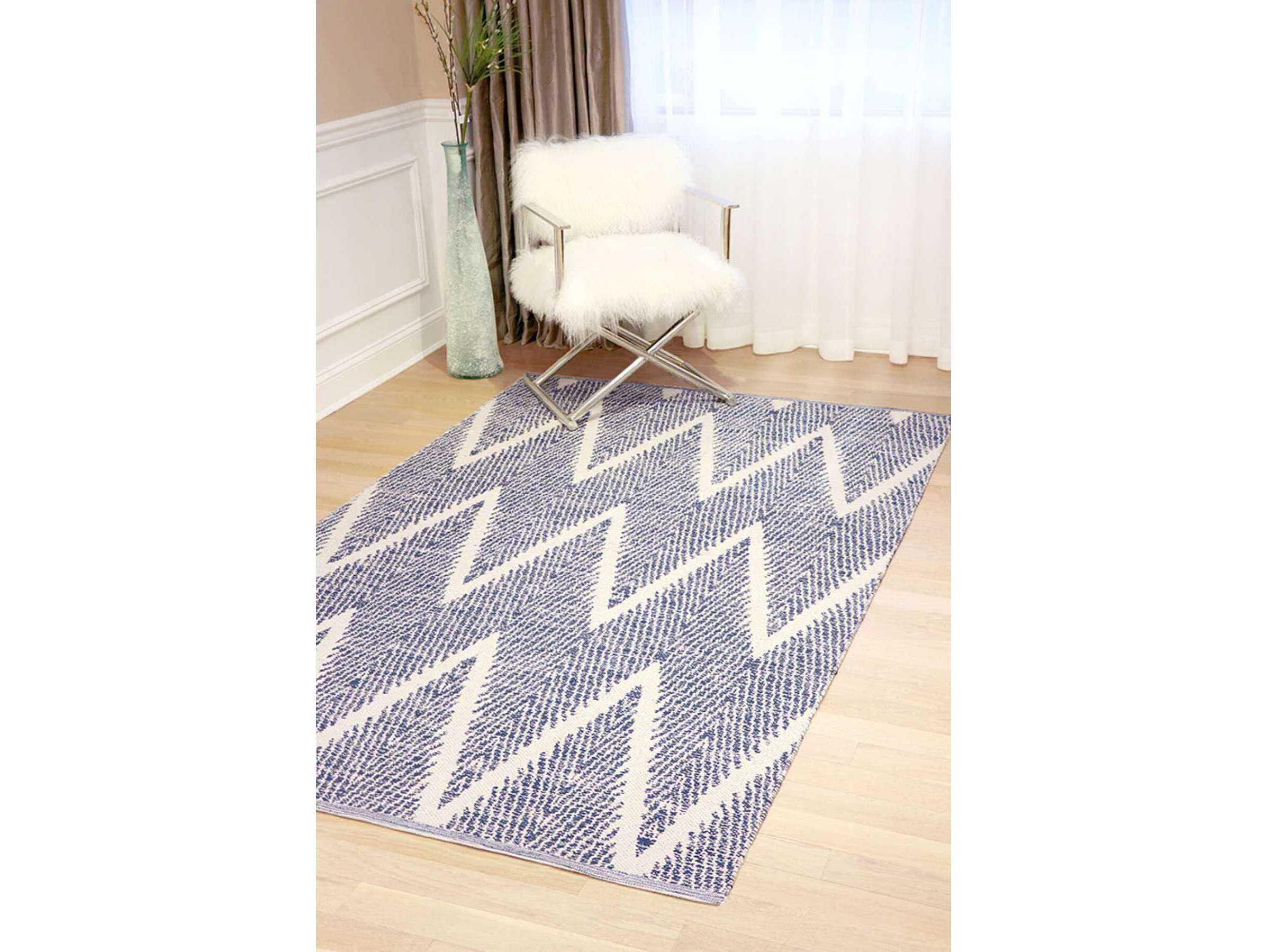 Pasargad Home Simplicity Chevron Area Rug