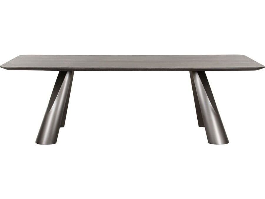 Pasargad Home Sorano Novara Rectangular Wood Dark Brown Dining Table