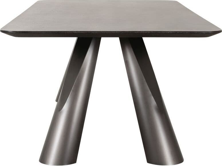 Pasargad Home Sorano Novara Rectangular Wood Dark Brown Dining Table