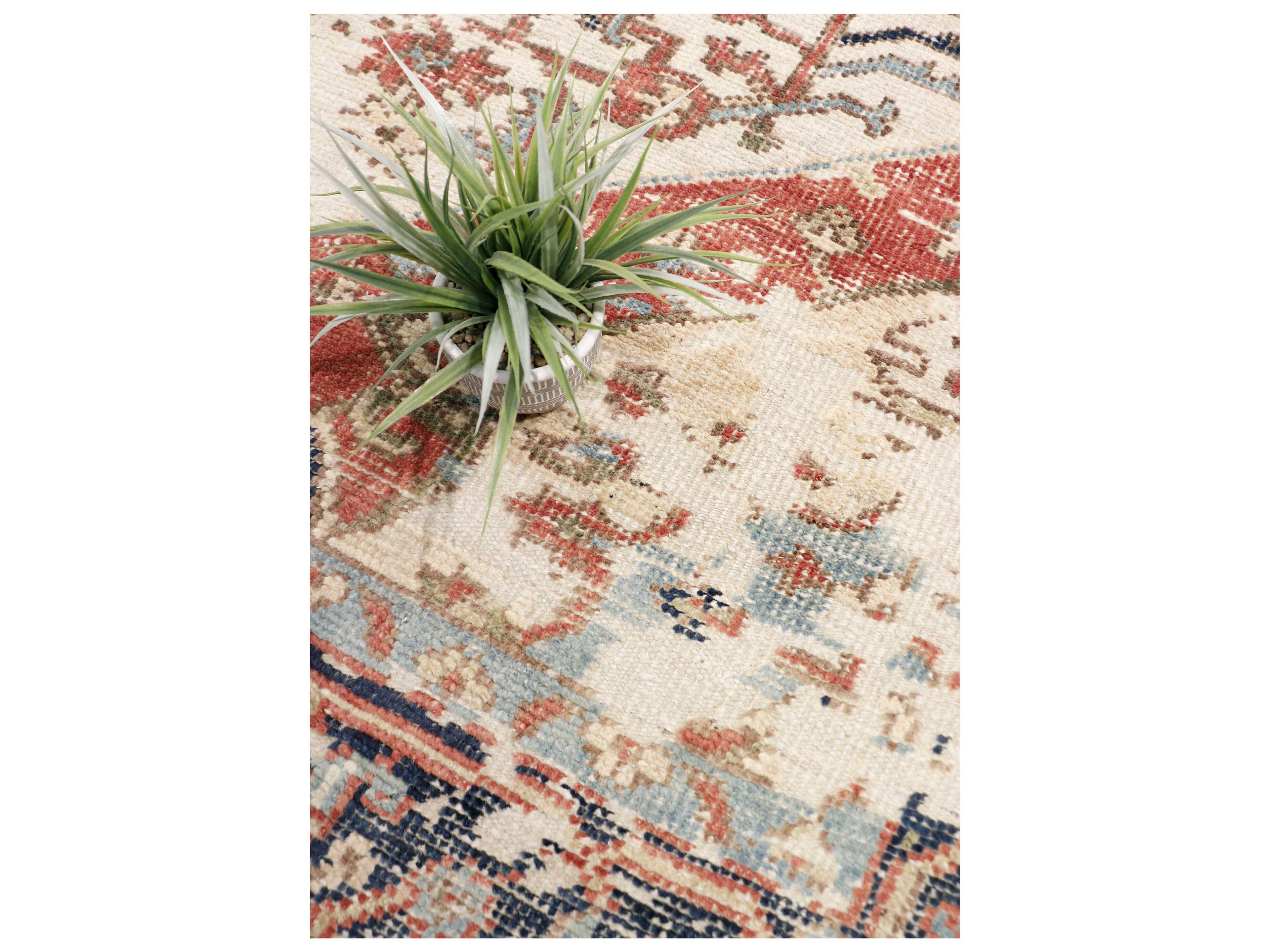 Pasargad Home Serapi Bordered Area Rug