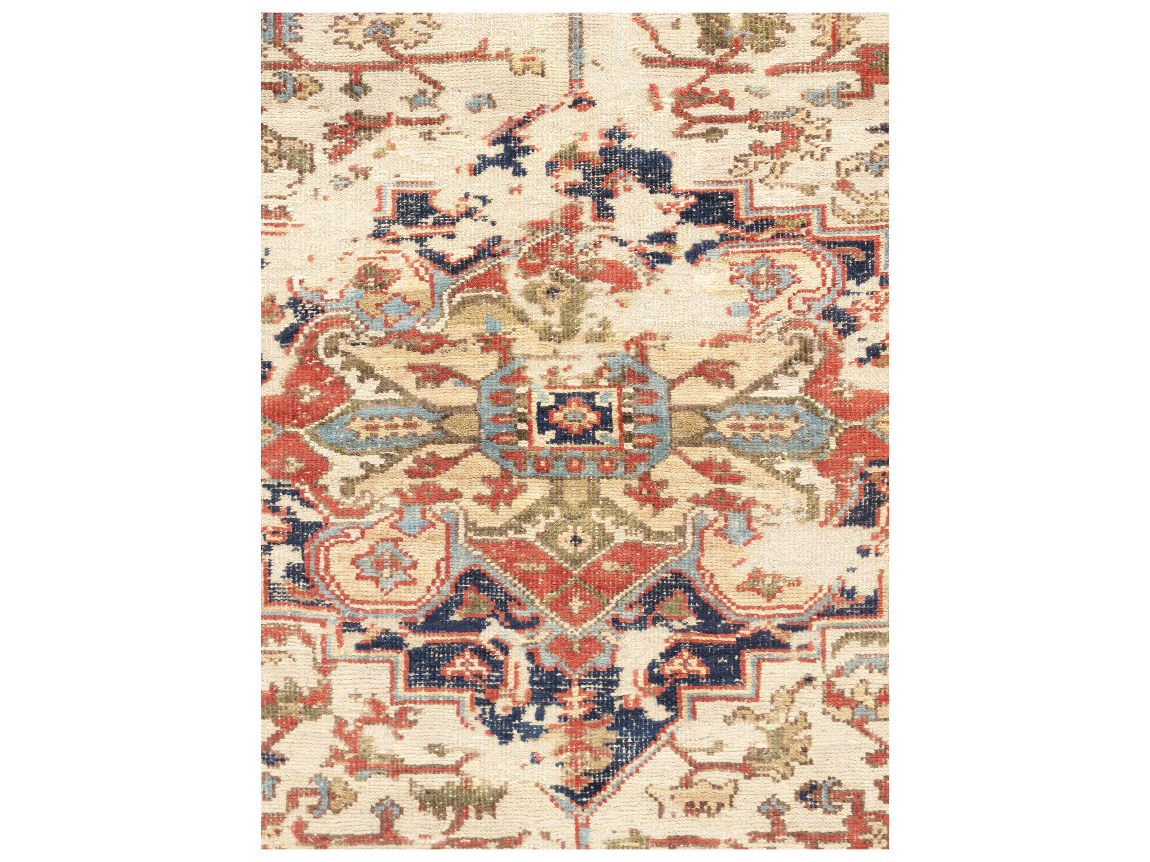 Pasargad Home Serapi Bordered Area Rug
