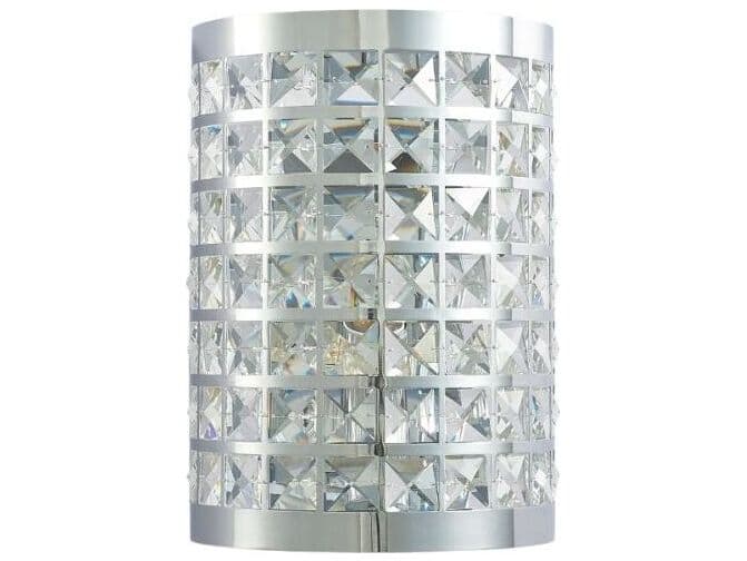 Pasargad Home Bliss Rene 1-Light Silver Wall Sconce