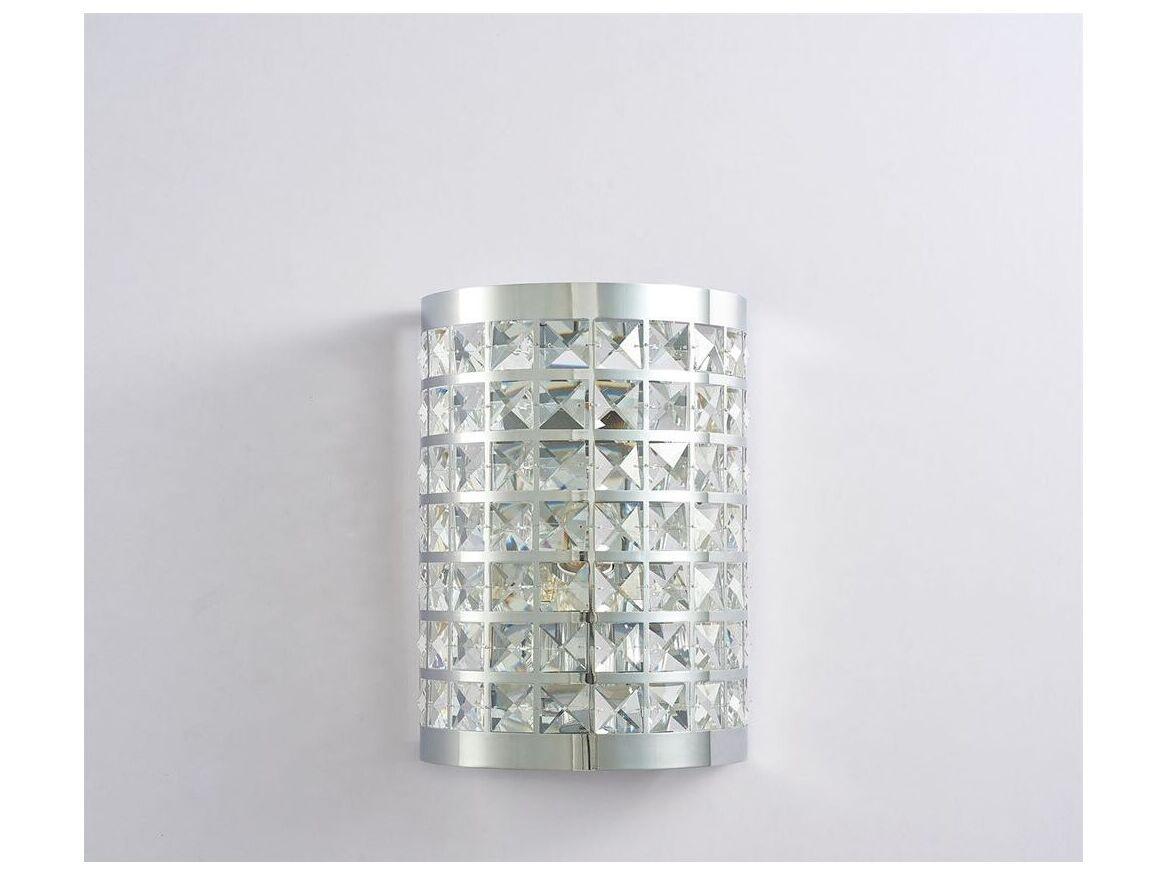 Pasargad Home Bliss Rene 1-Light Silver Wall Sconce