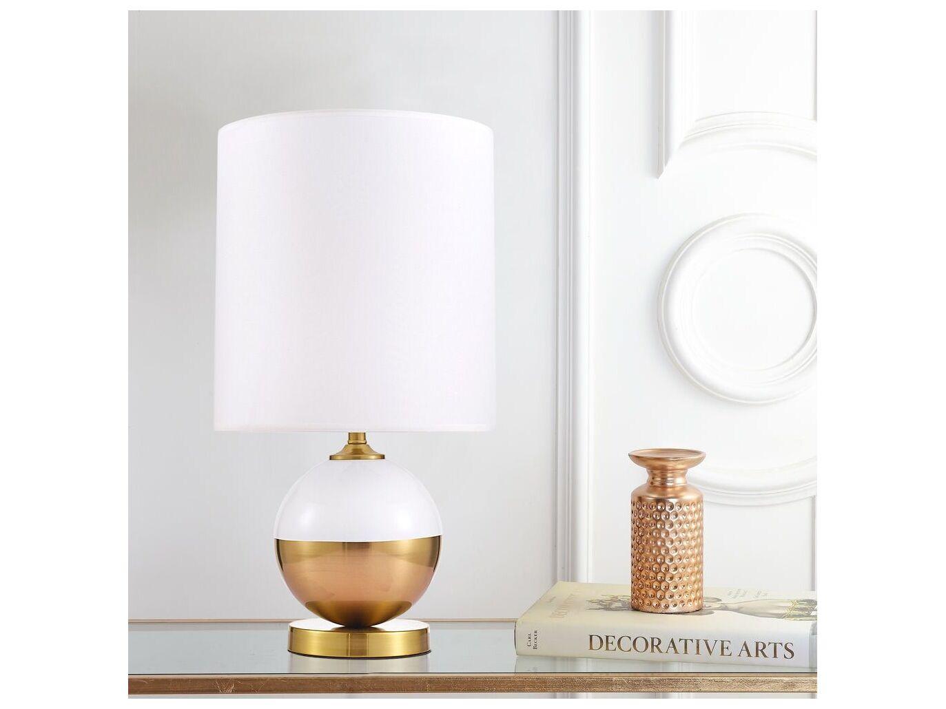 Pasargad Home Regal Senato Ivory Gold Table Lamp