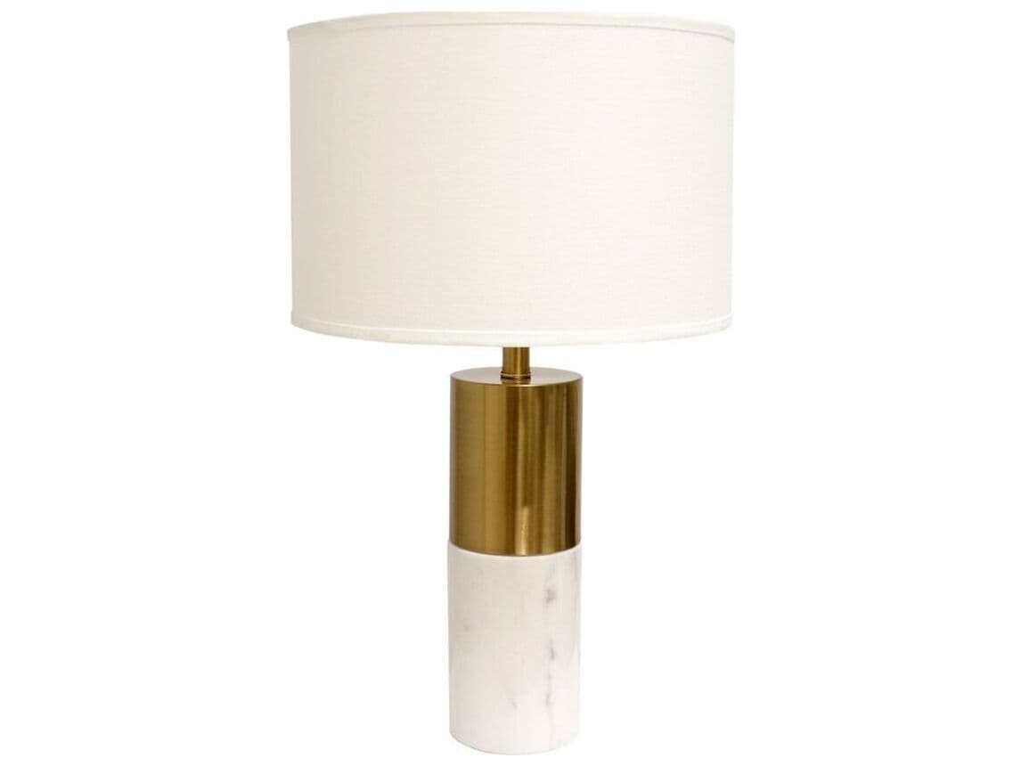 Pasargad Home Regal Rhoda Ivory Gold Buffet Lamp