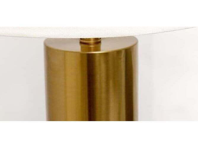 Pasargad Home Regal Rhoda Ivory Gold Buffet Lamp