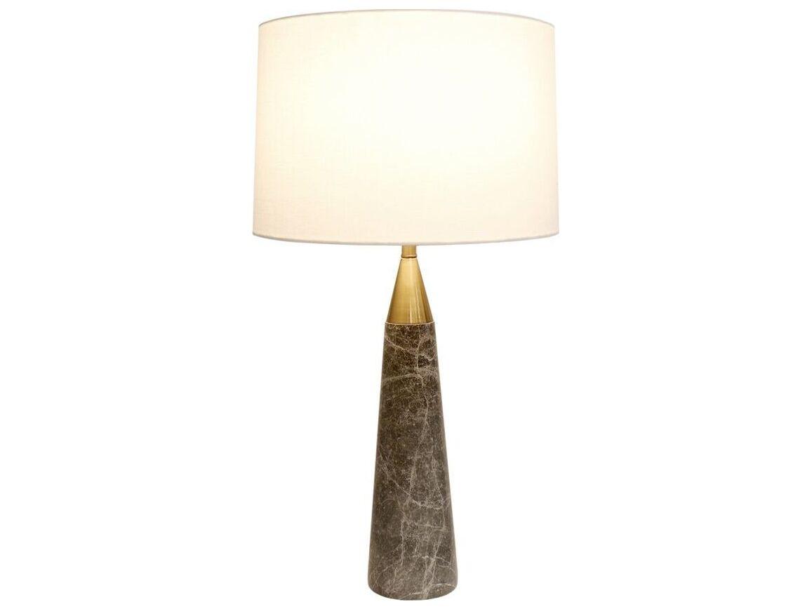 Pasargad Home Regal Radiance Gold Grey Buffet Lamp