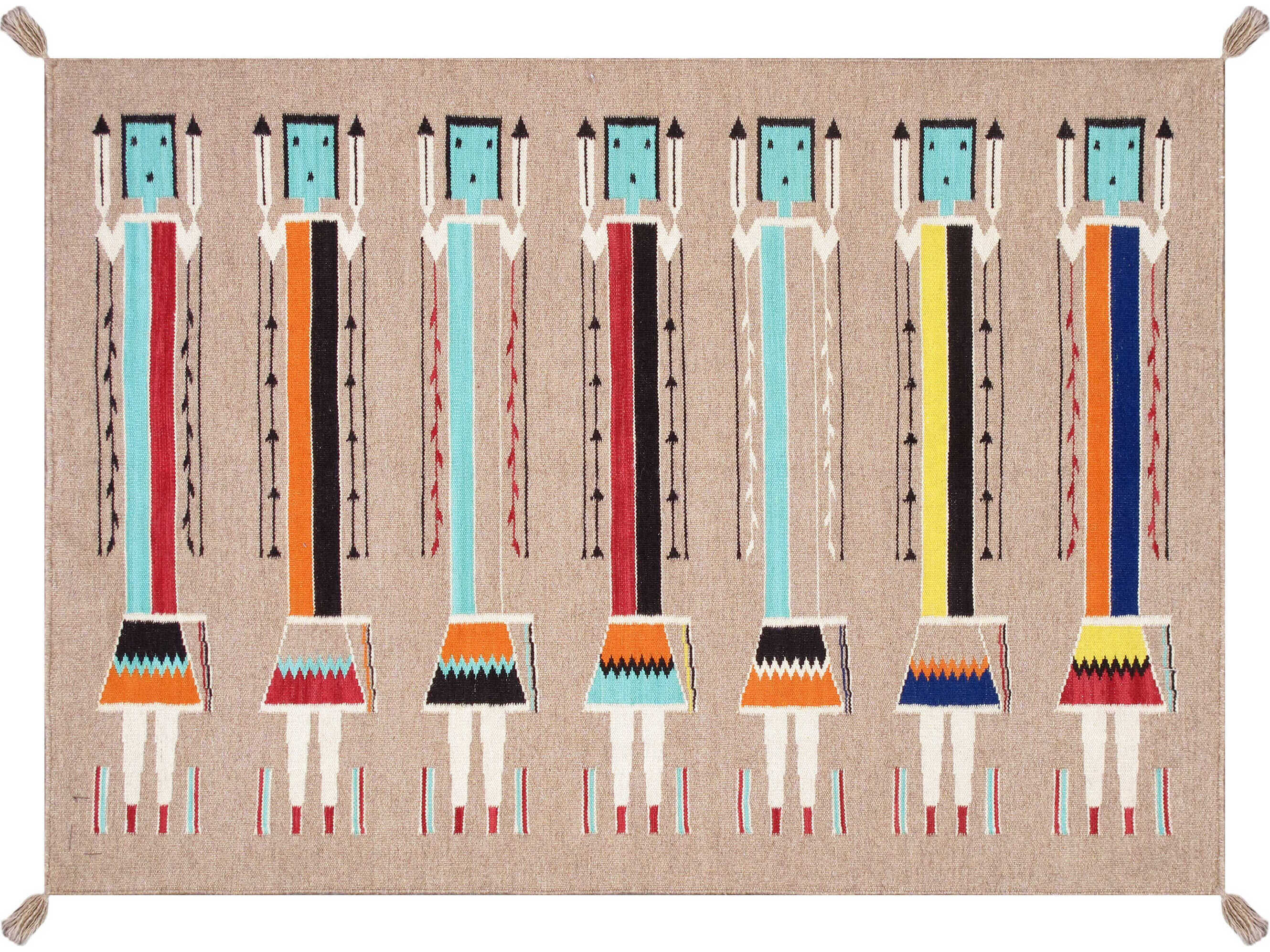 Pasargad Home Tuscany Flatweave Southwestern Area Rug