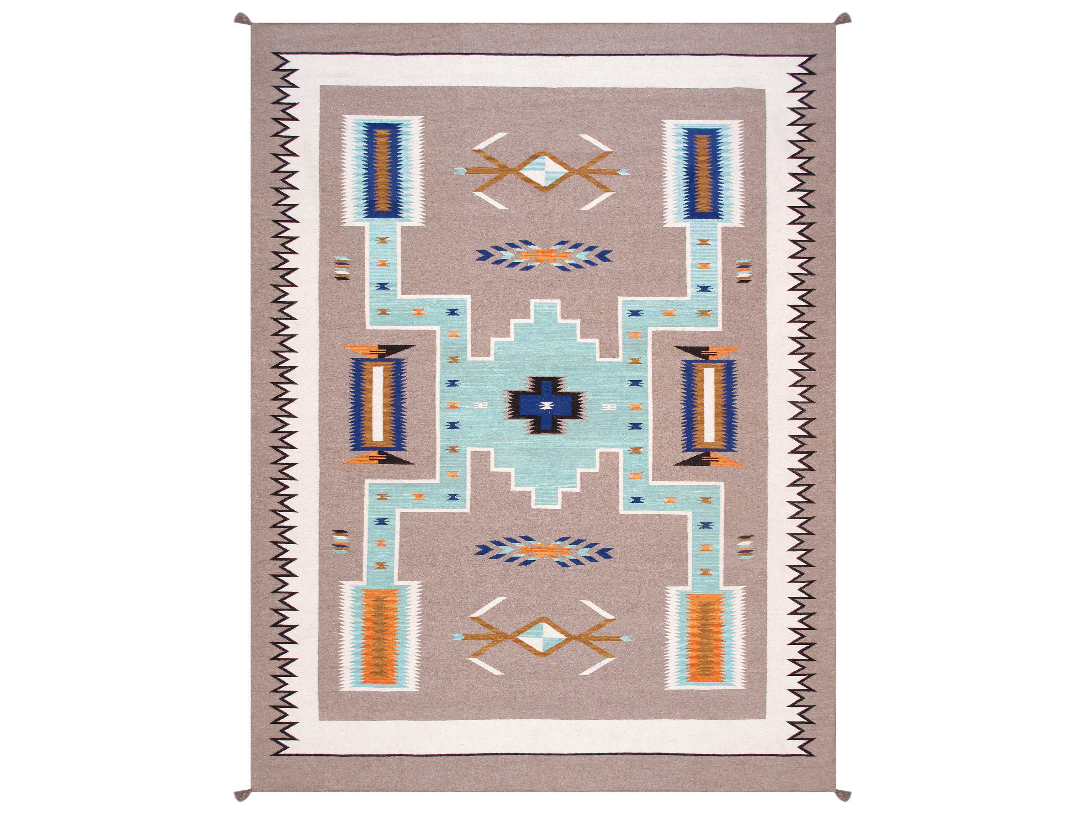 Pasargad Home Tuscany Flatweave Southwestern Area Rug