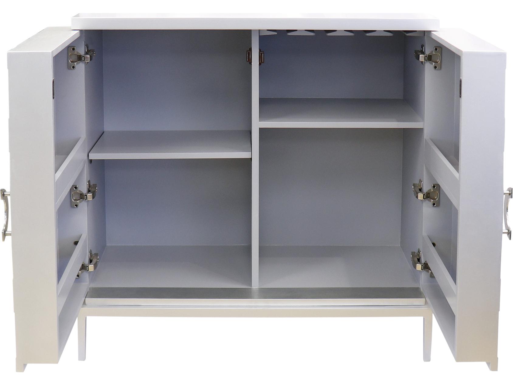 Pasargad Home Calypso Luna Silver Accent Chest