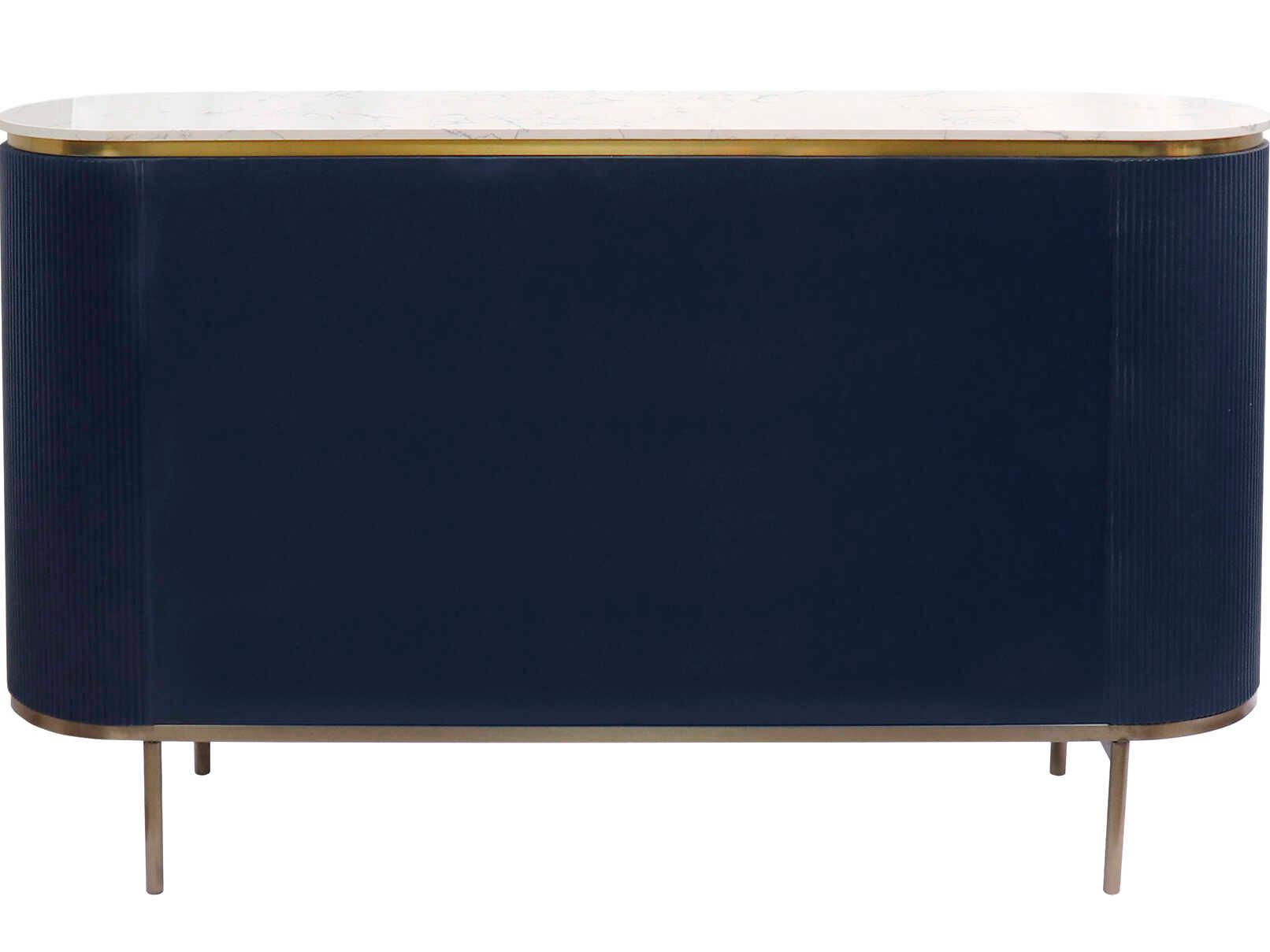 Pasargad Home Calypso Theodore 59" Navy Gold Sideboard