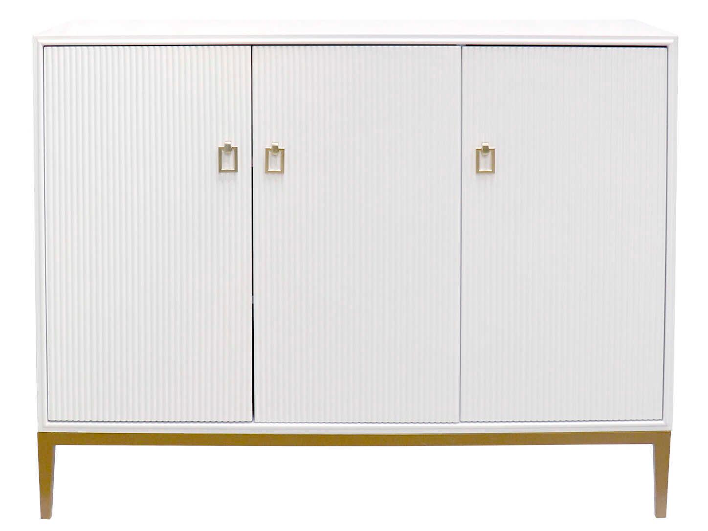 Pasargad Home Pearl Victoria 47" Ivory Bronze Sideboard