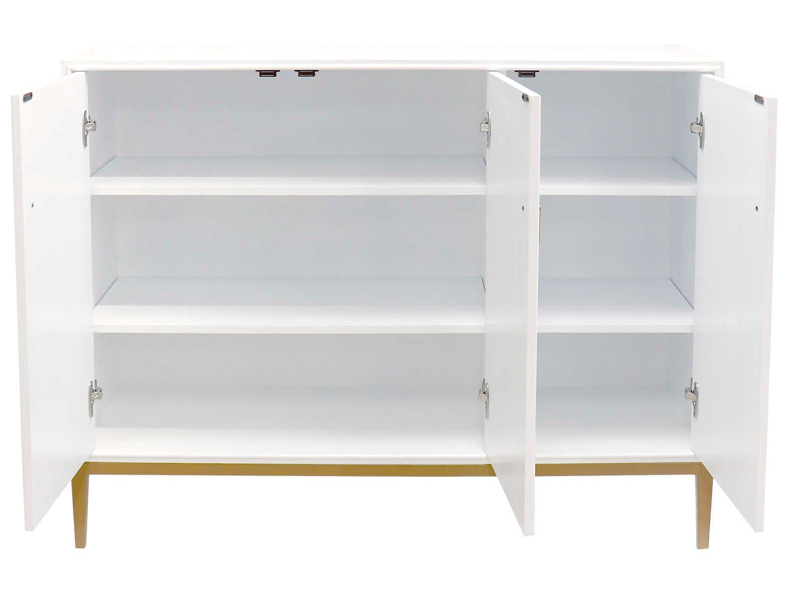 Pasargad Home Pearl Victoria 47" Ivory Bronze Sideboard