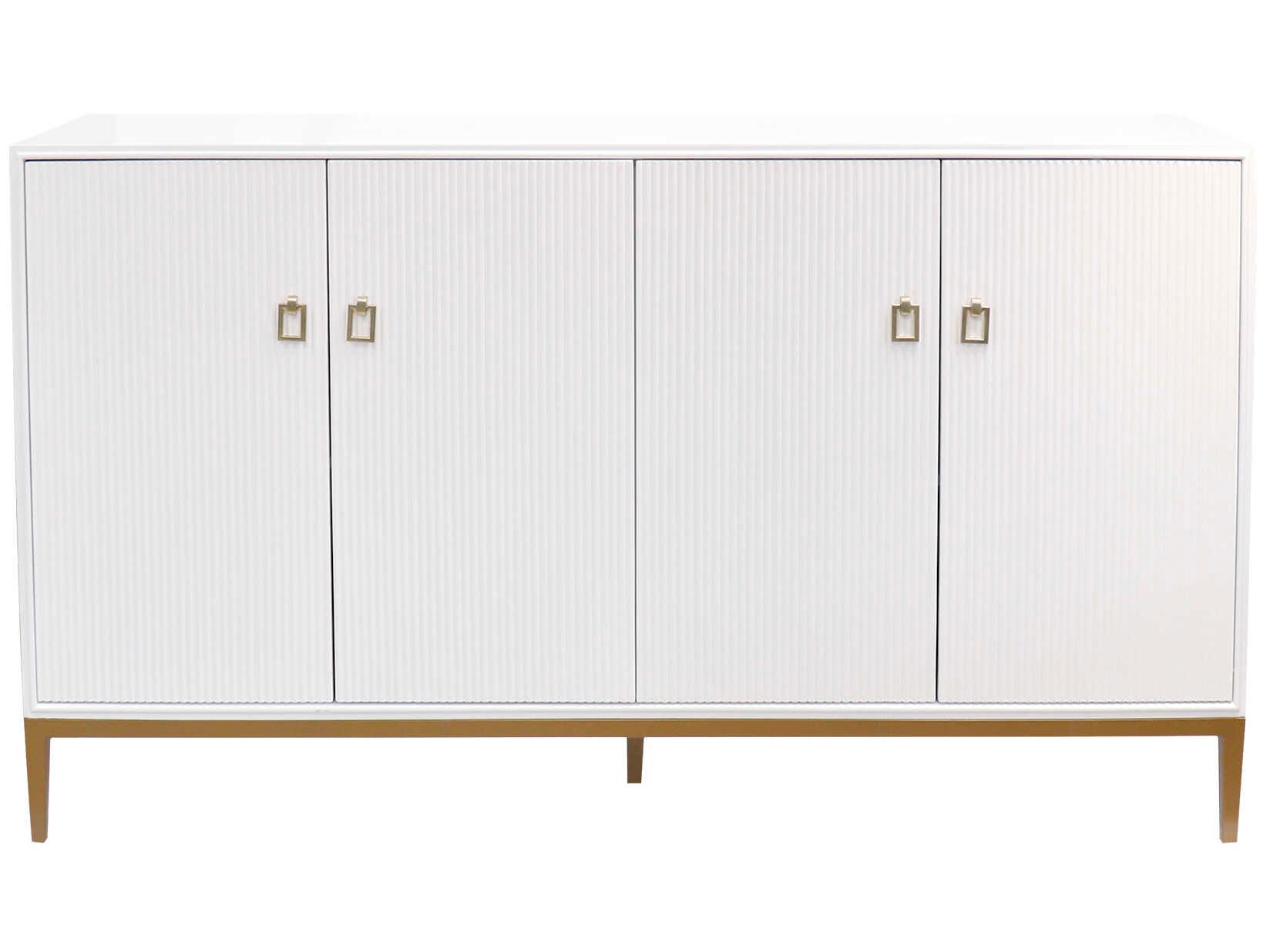 Pasargad Home Pearl Victoria 63" Ivory Bronze Sideboard