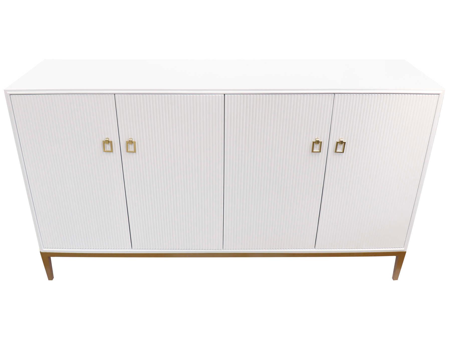 Pasargad Home Pearl Victoria 63" Ivory Bronze Sideboard