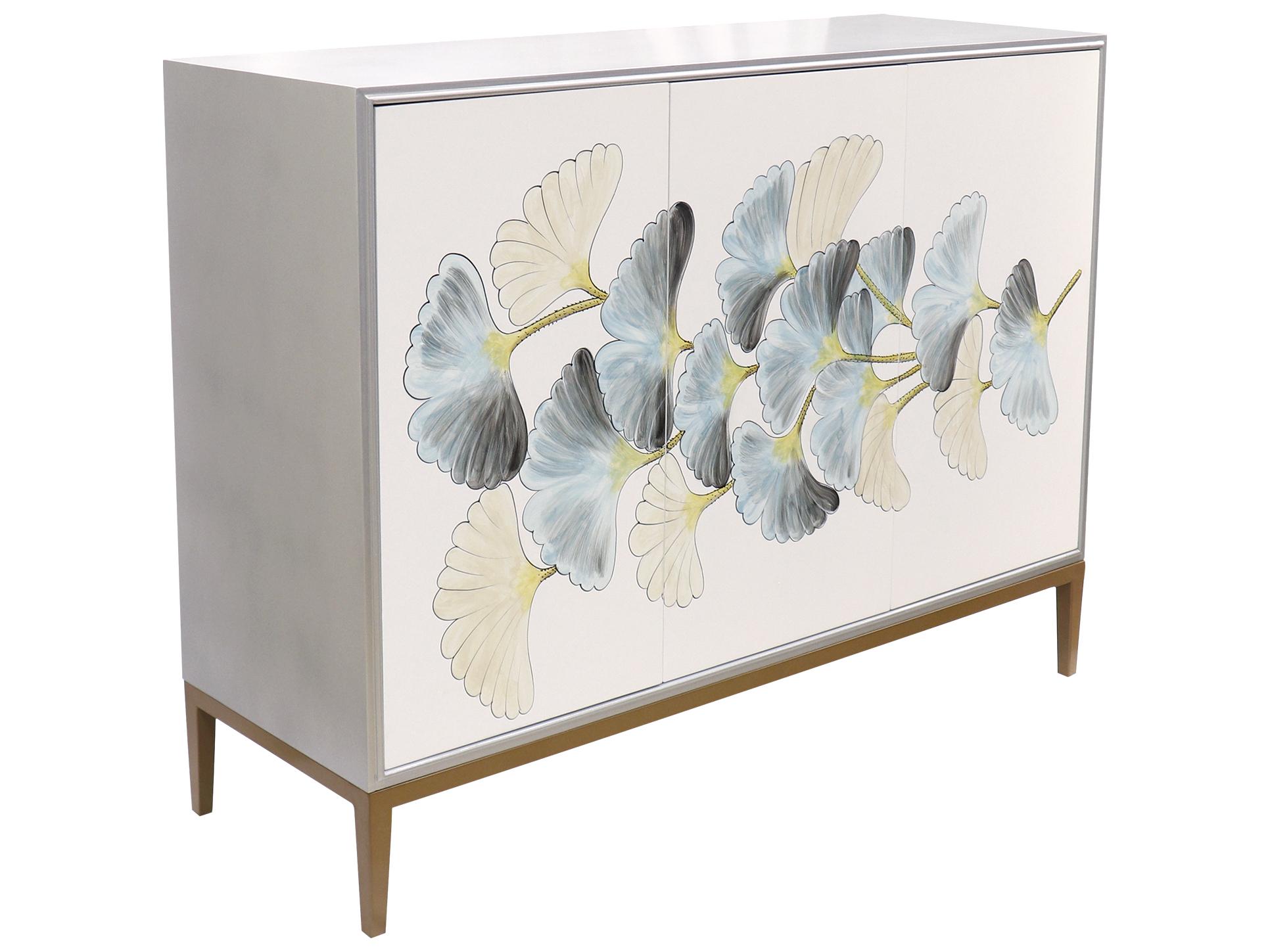 Pasargad Home Pearl Annabelle 47" Silver Ivory Sideboard