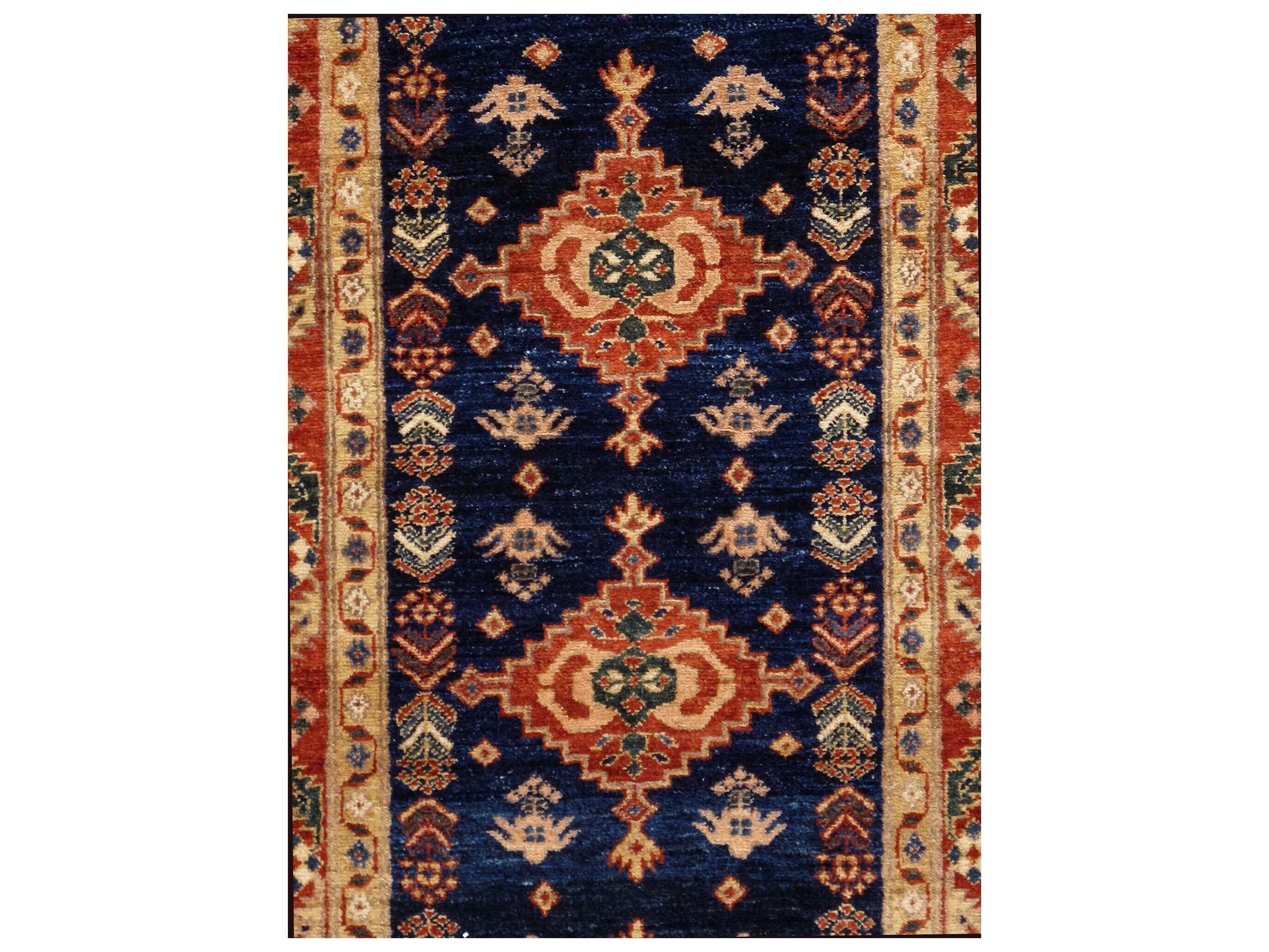 Pasargad Home Shirvan Bordered Runner Area Rug