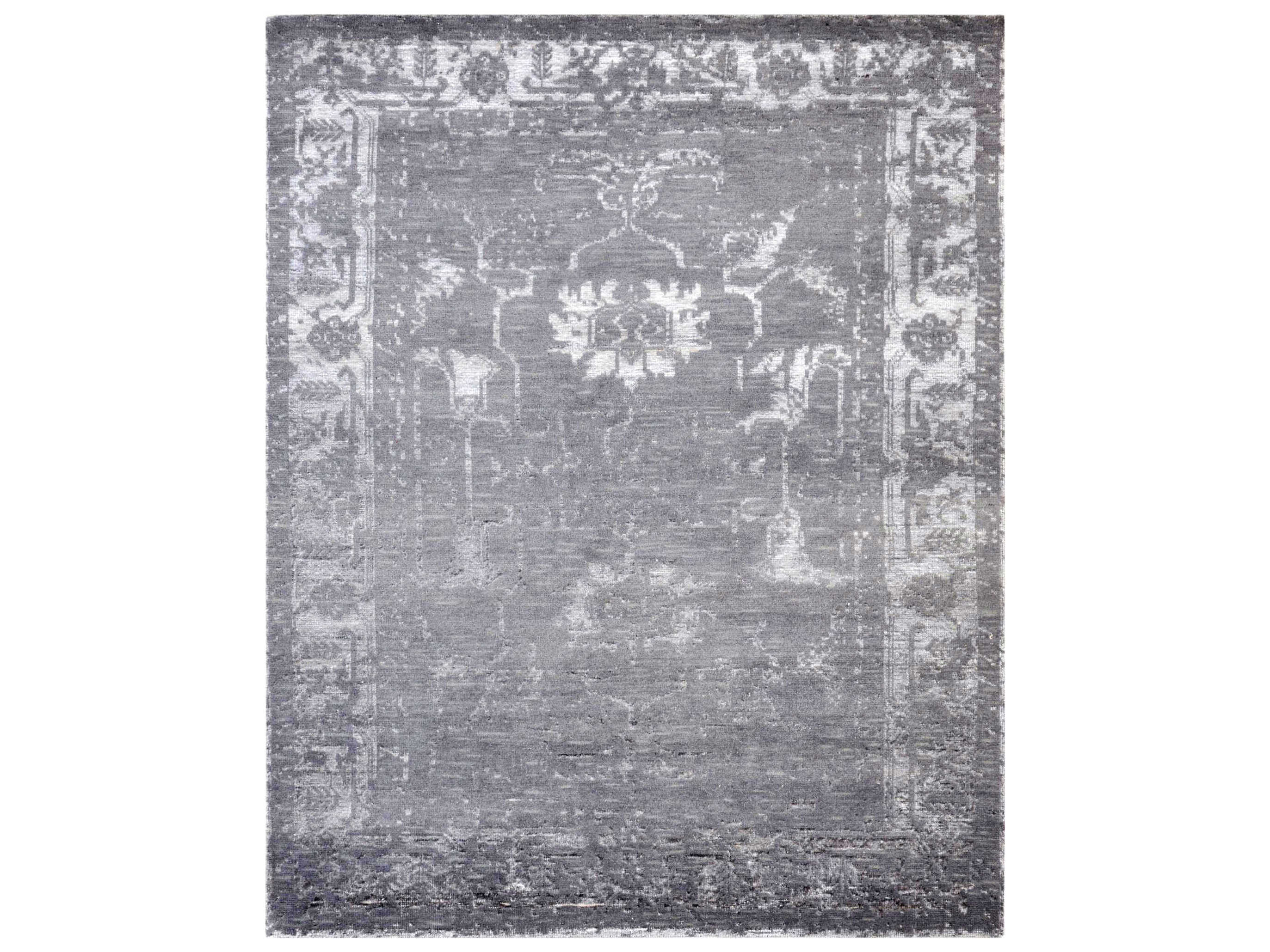 Pasargad Home Florence Silk Fusion Bordered Area Rug