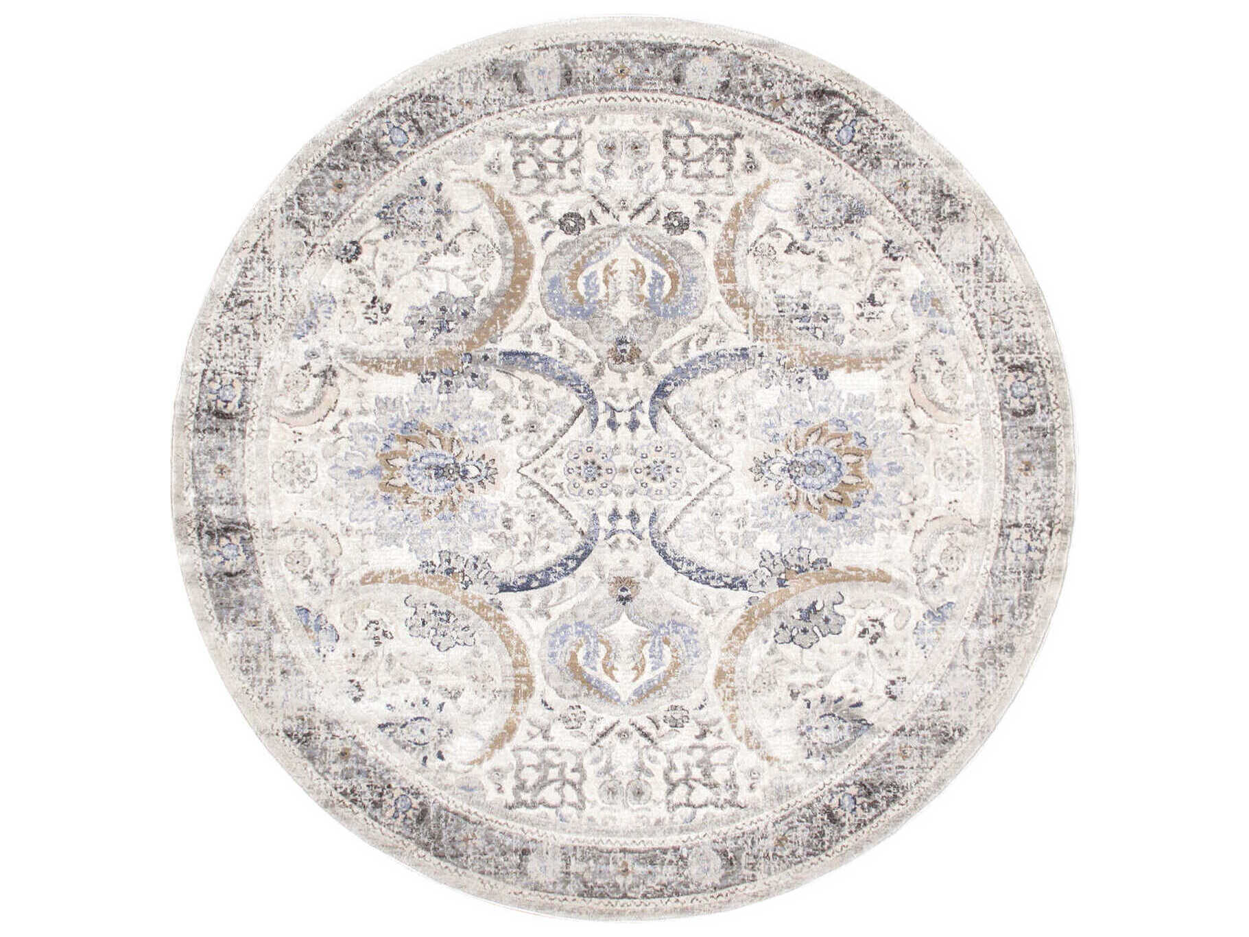 Pasargad Home Amadeus Bordered Runner Area Rug