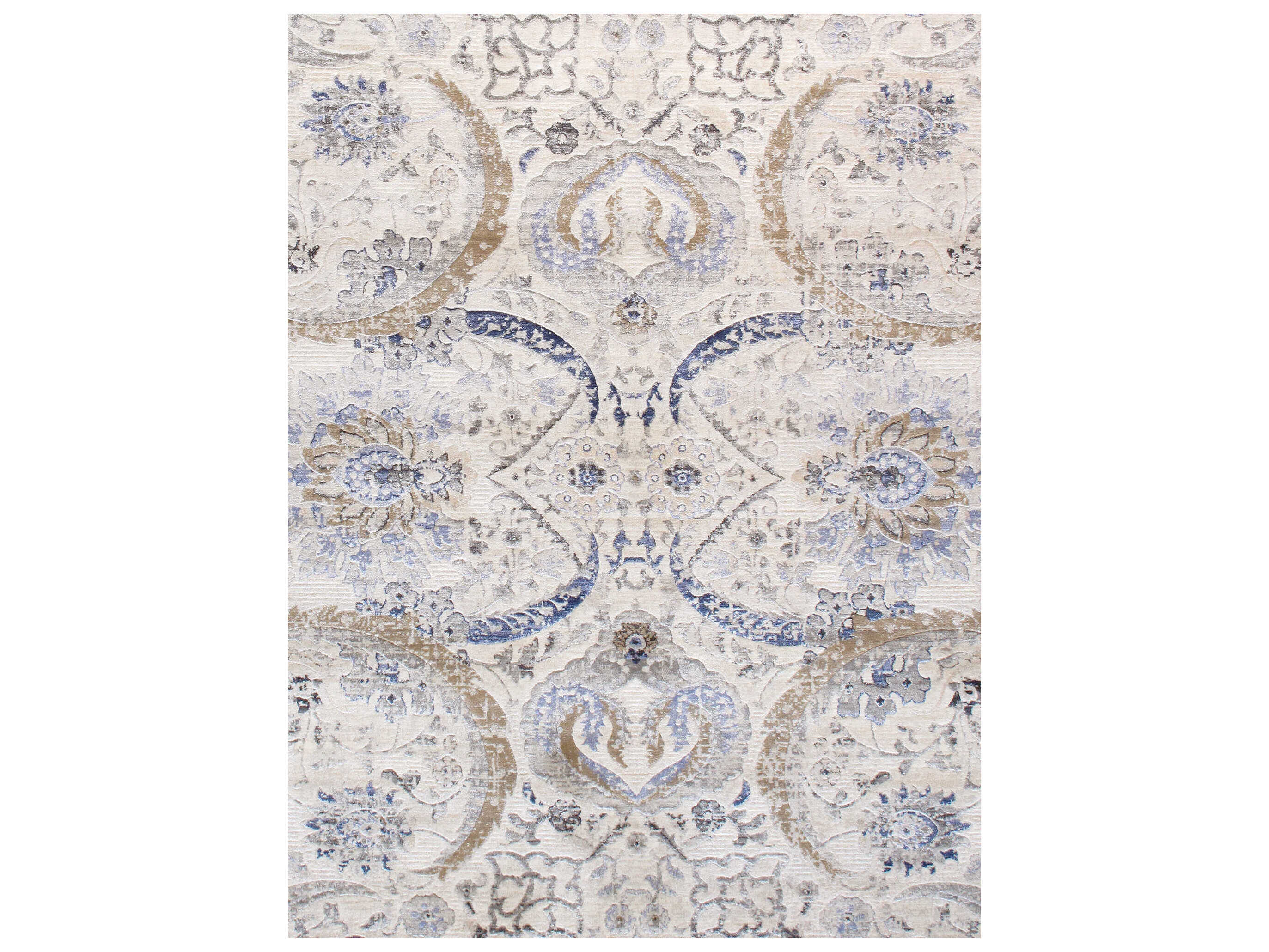 Pasargad Home Amadeus Bordered Runner Area Rug