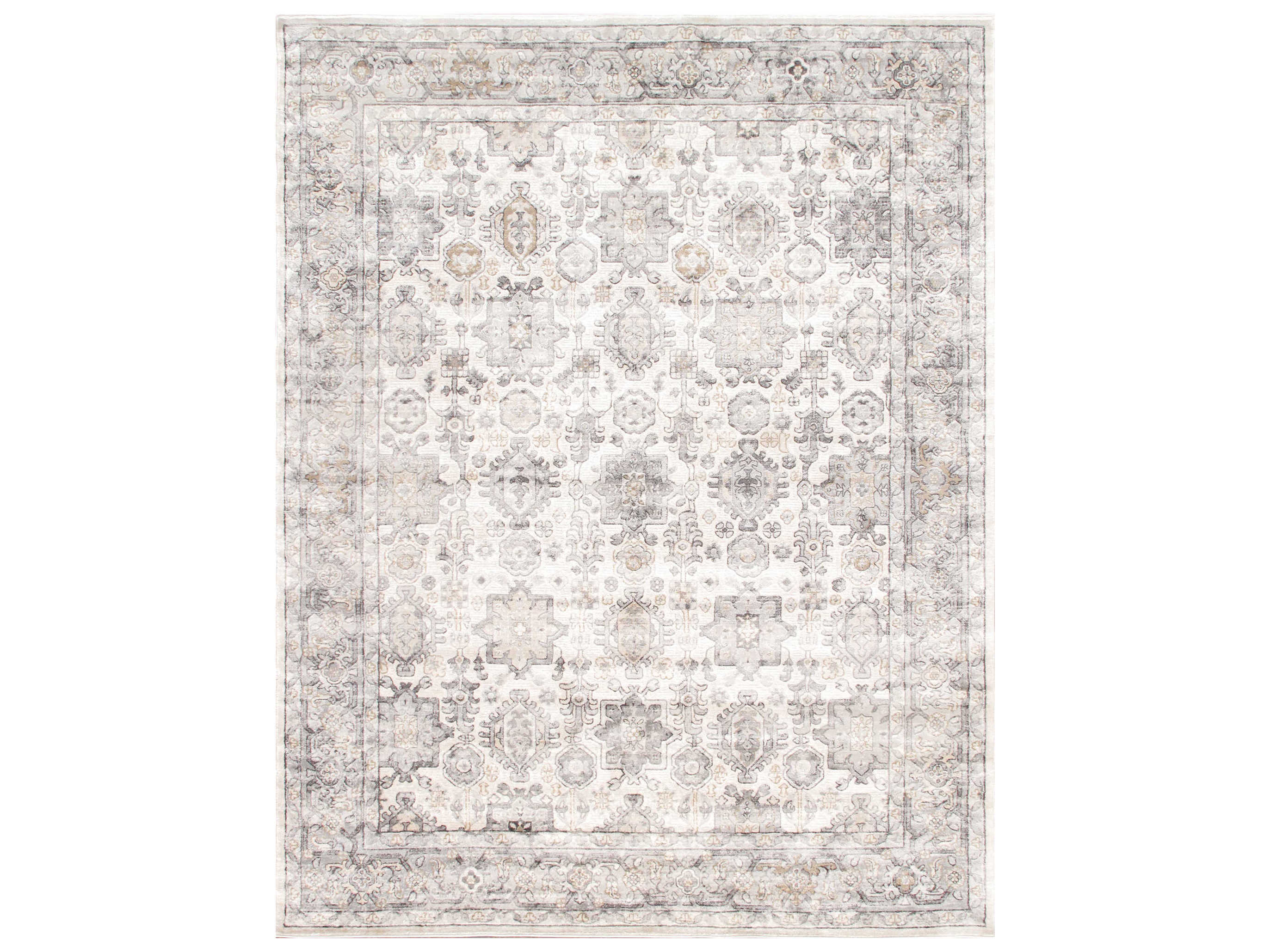 Pasargad Home Amadeus Bordered Runner Area Rug