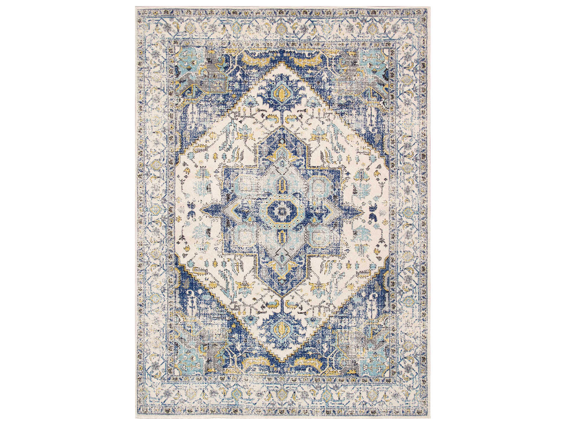 Pasargad Home Chelsea Bordered Runner Area Rug