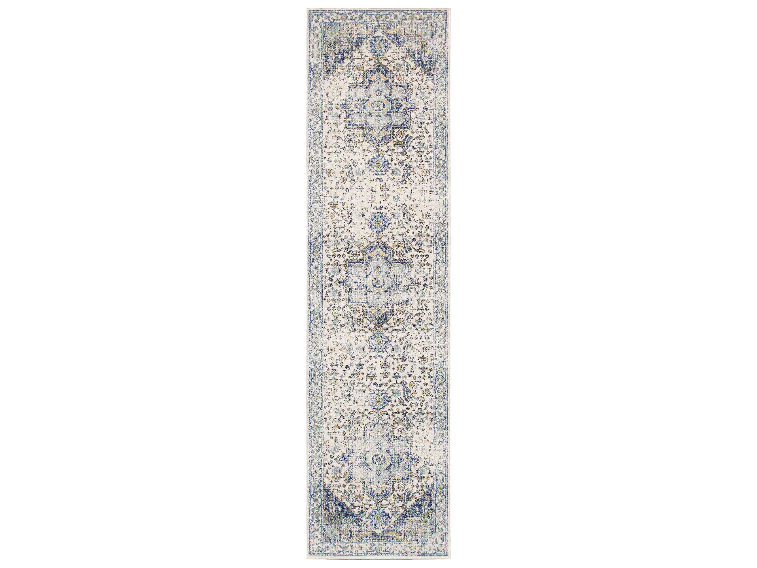 Pasargad Home Chelsea Bordered Runner Area Rug