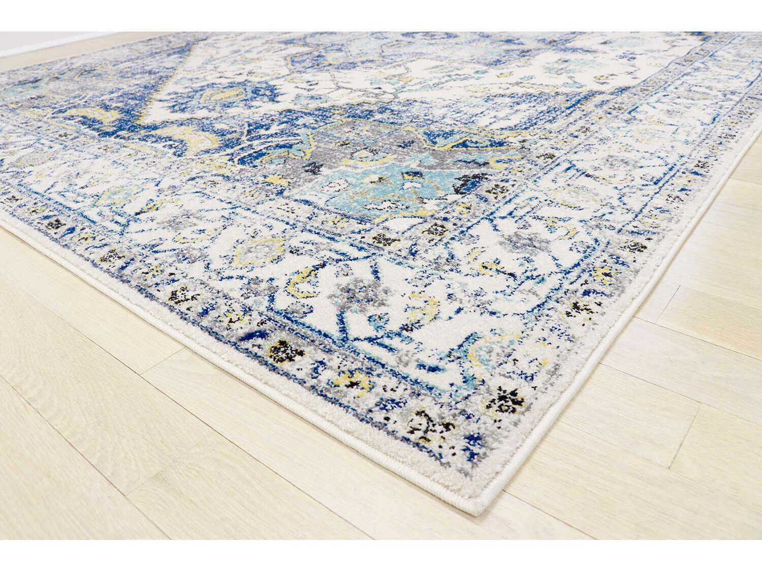 Pasargad Home Chelsea Bordered Runner Area Rug
