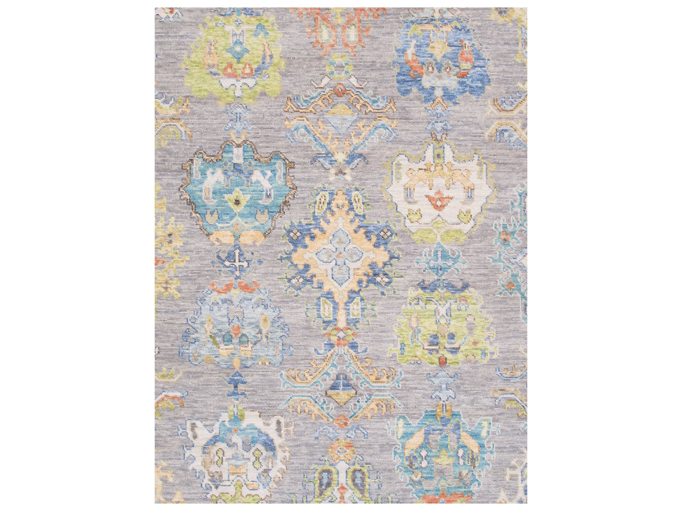 Pasargad Home Oushak Bordered Area Rug