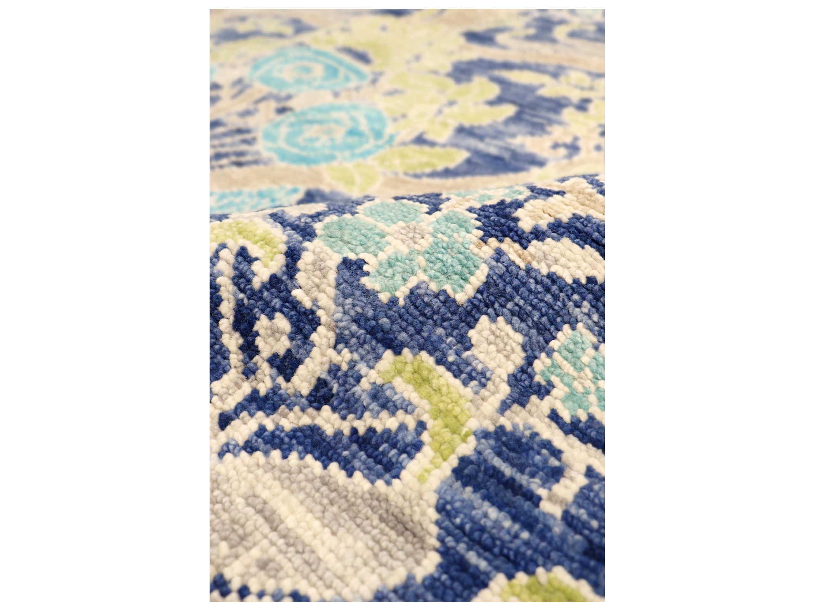 Pasargad Home Oushak Bordered Area Rug