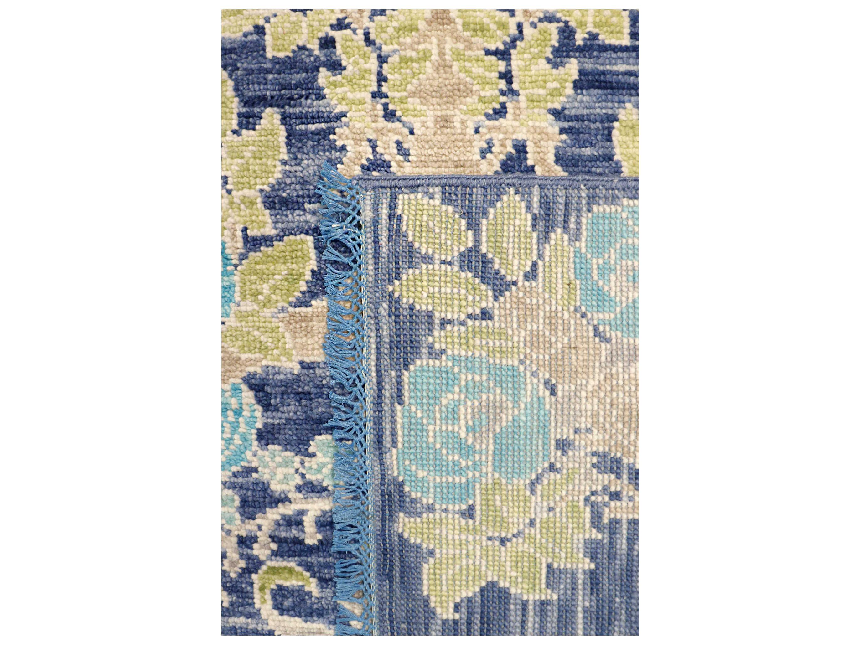 Pasargad Home Oushak Bordered Area Rug