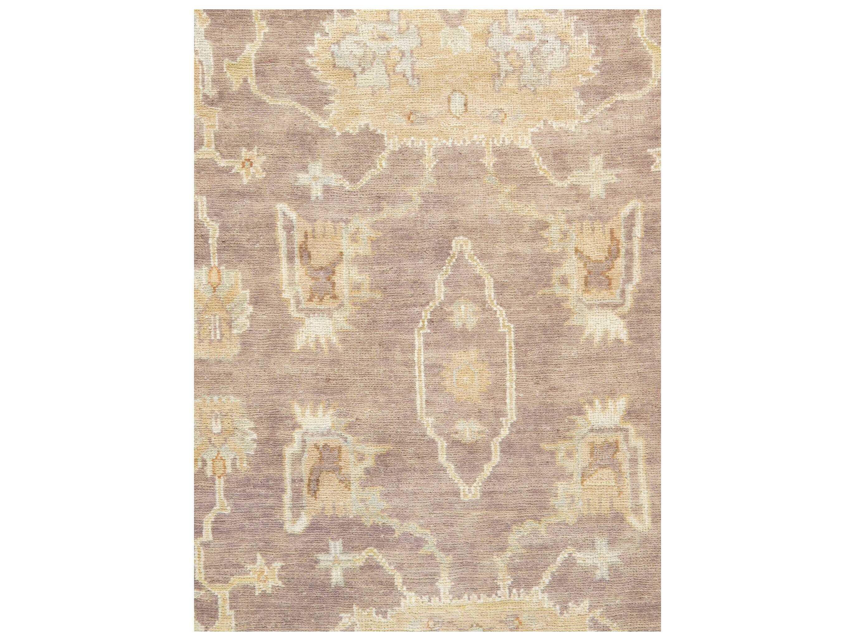 Pasargad Home Oushak Bordered Area Rug