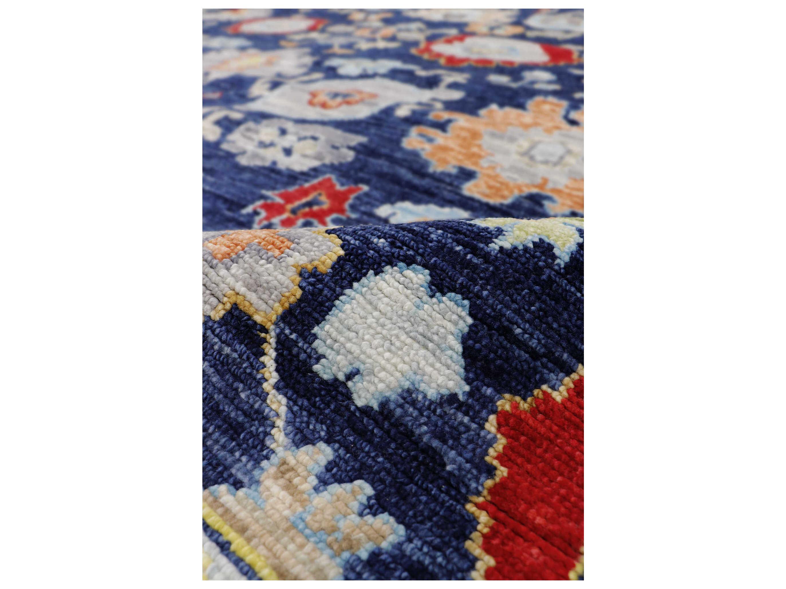 Pasargad Home Oushak Bordered Area Rug