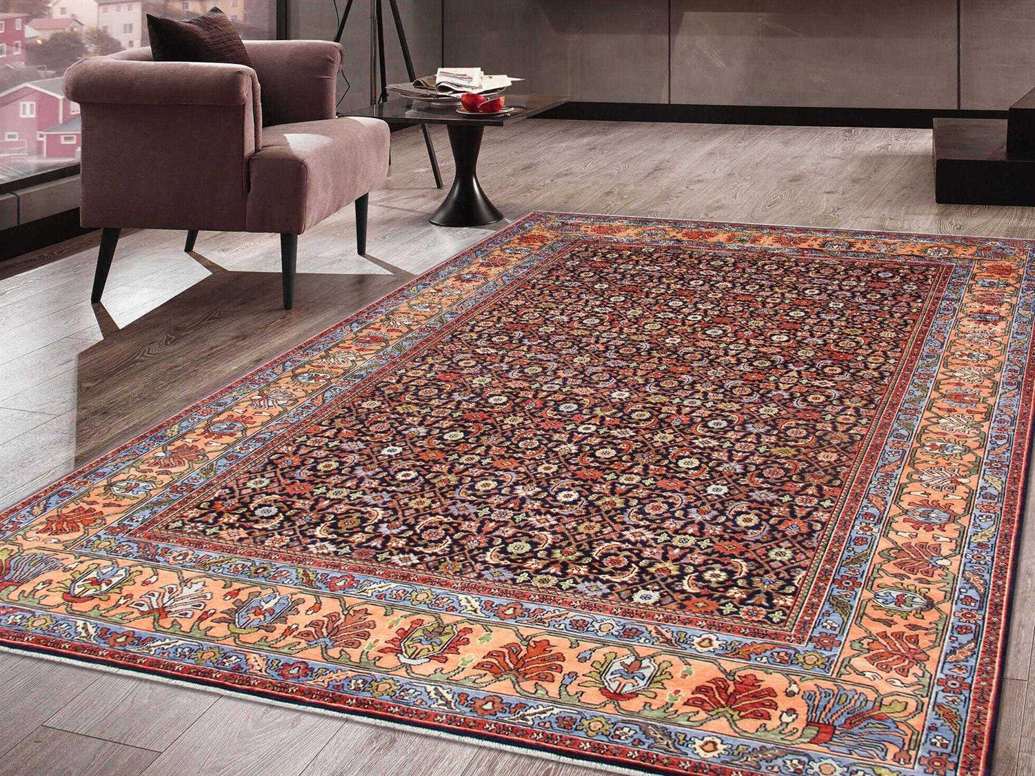 Pasargad Home Herati Bordered Area Rug