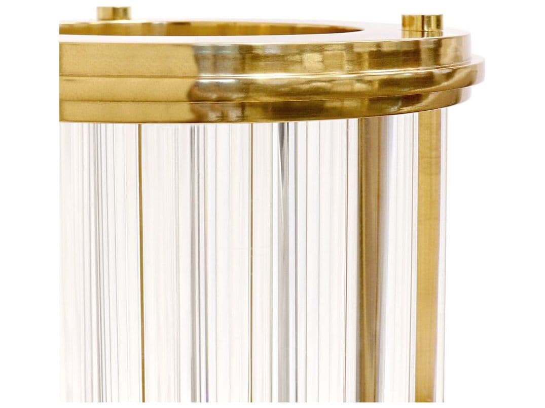 Pasargad Home Beacon Calypso Gold Clear Hurricane