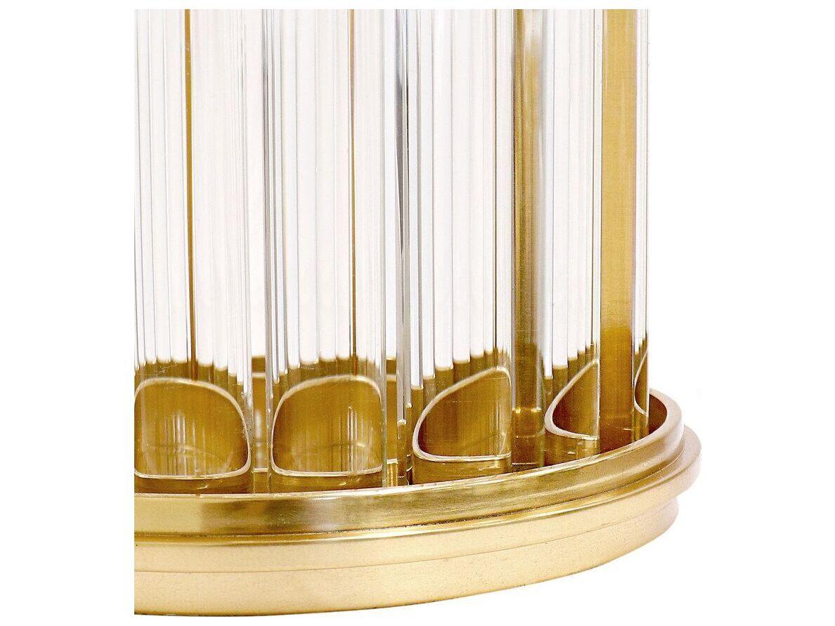Pasargad Home Beacon Calypso Gold Clear Hurricane