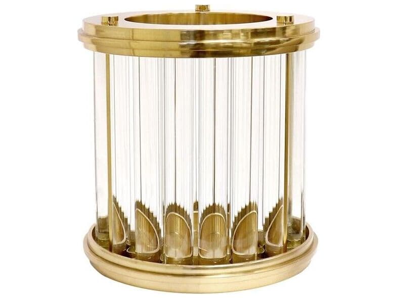 Pasargad Home Beacon Calypso Gold Clear Hurricane