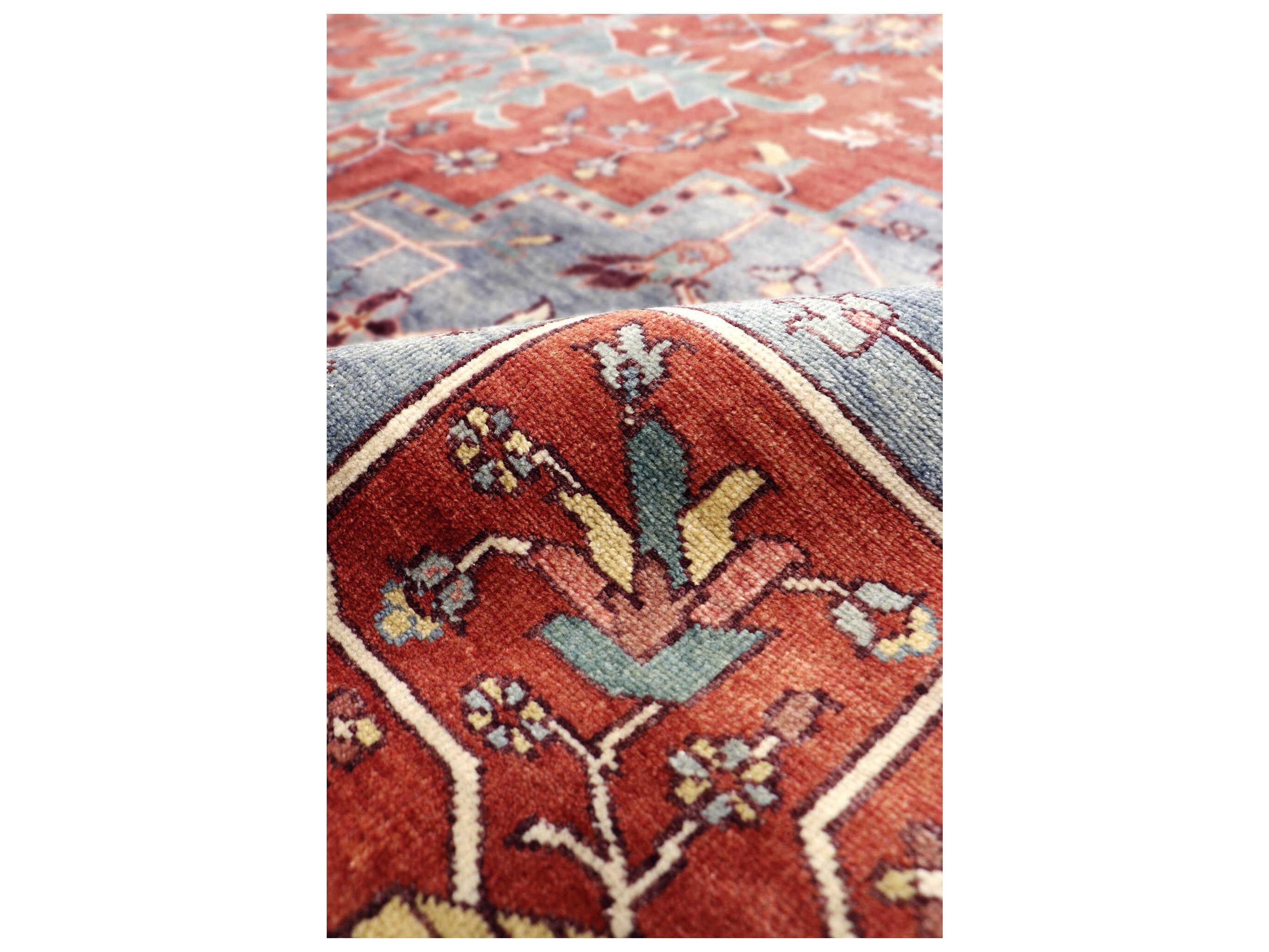 Pasargad Home Serapi Bordered Area Rug