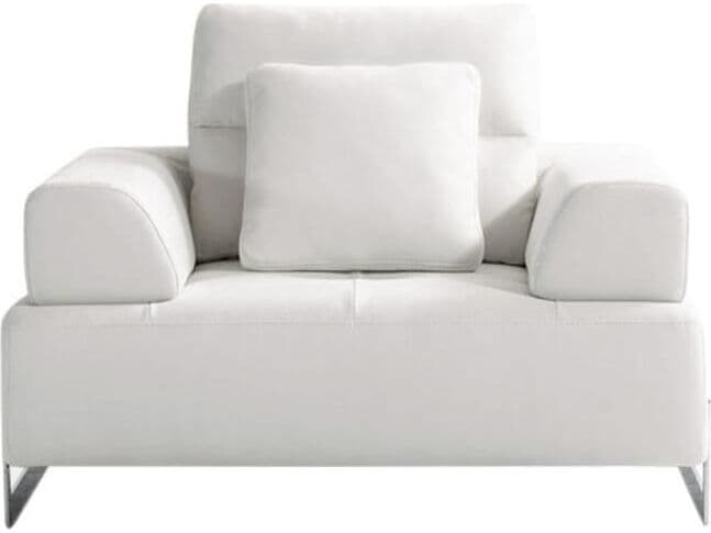 Pasargad Home Positano Ravenna White Accent Chair
