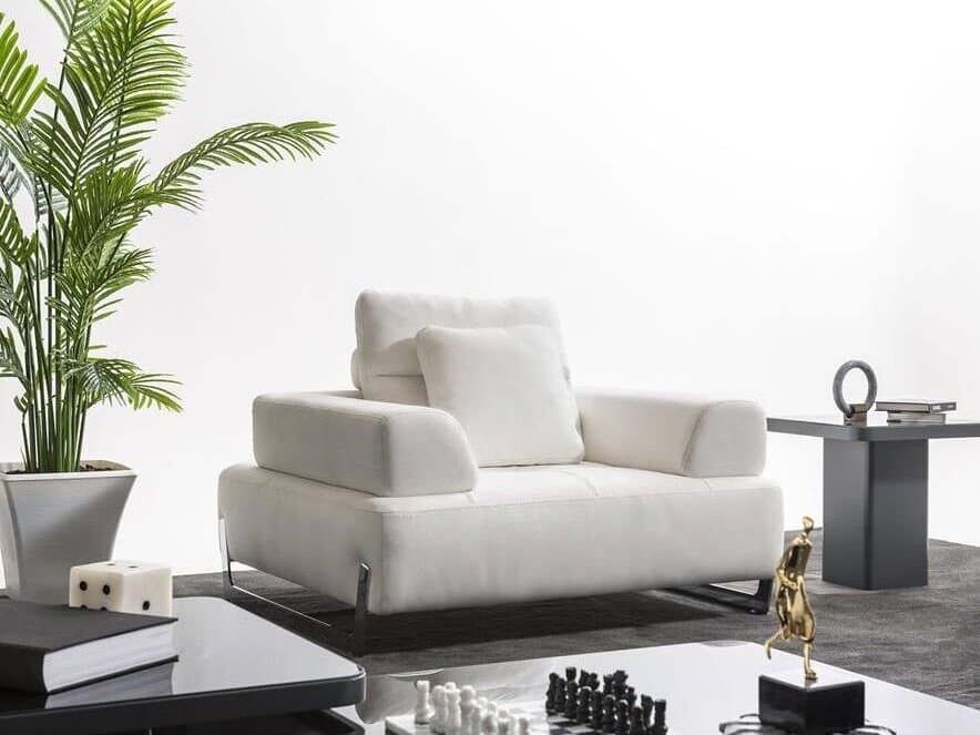 Pasargad Home Positano Ravenna White Accent Chair