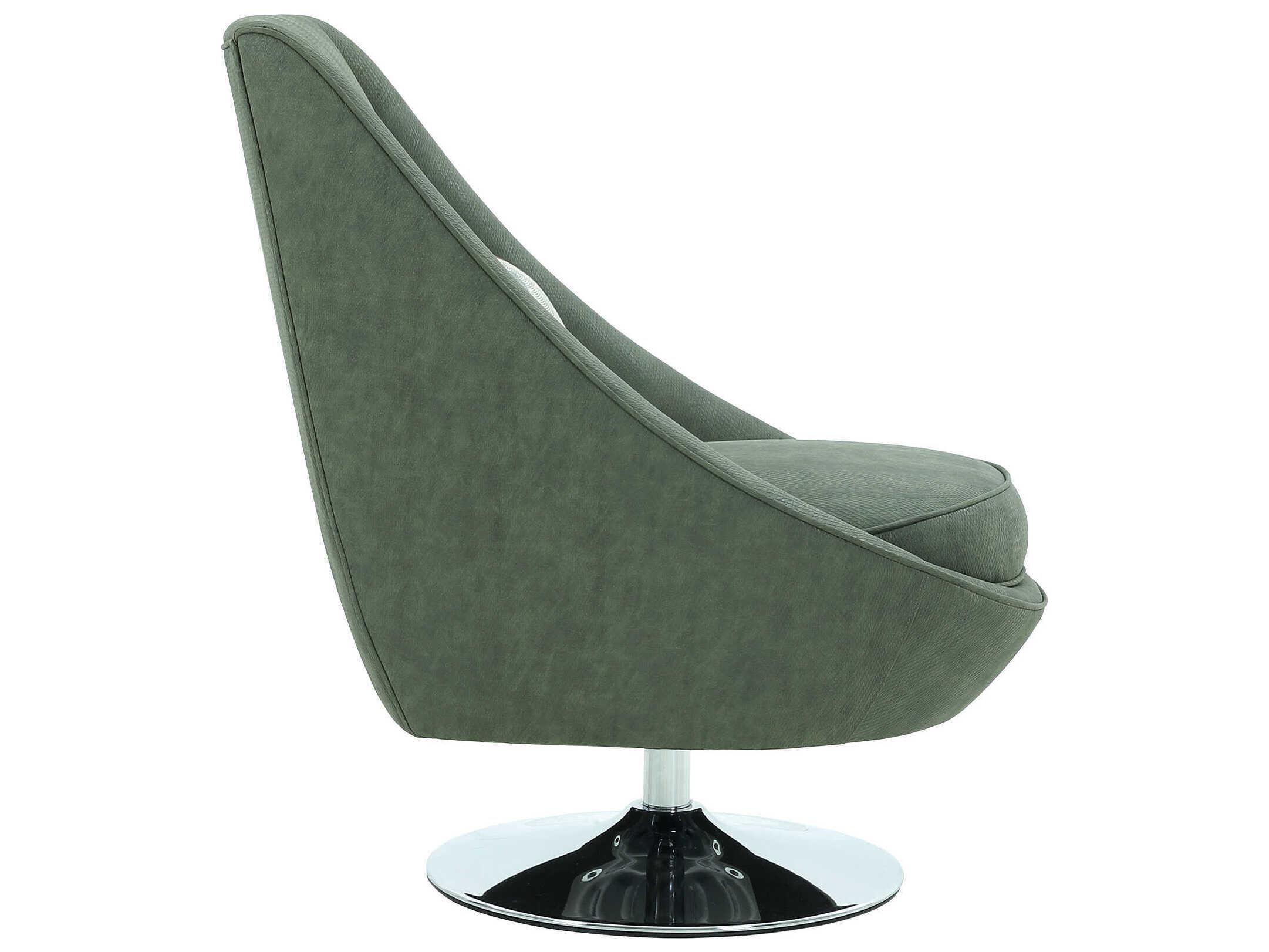 Pasargad Home Noho Mason Swivel Green Accent Chair