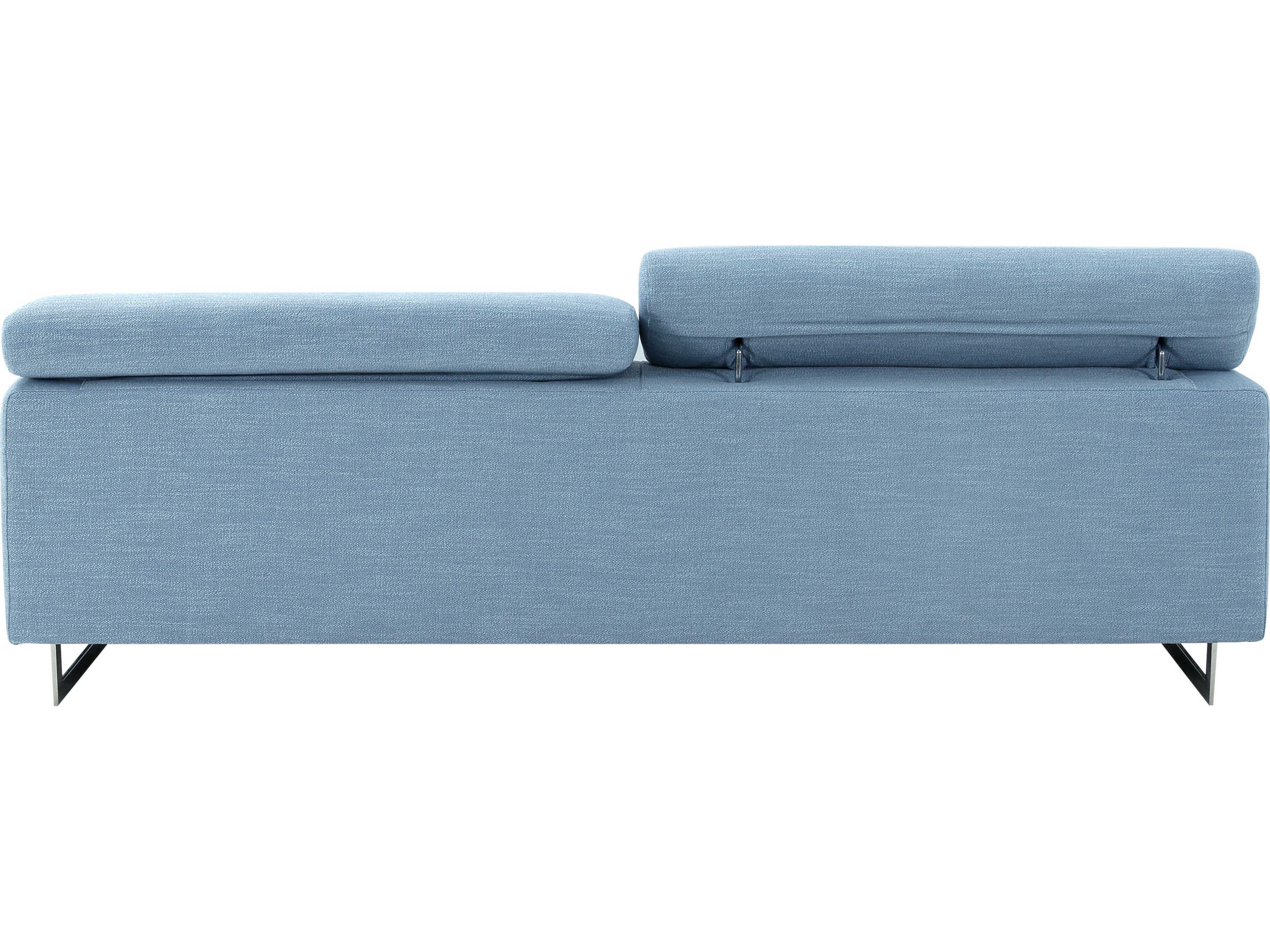 Pasargad Home Noho Serena Blue Silver Upholstered Sofa