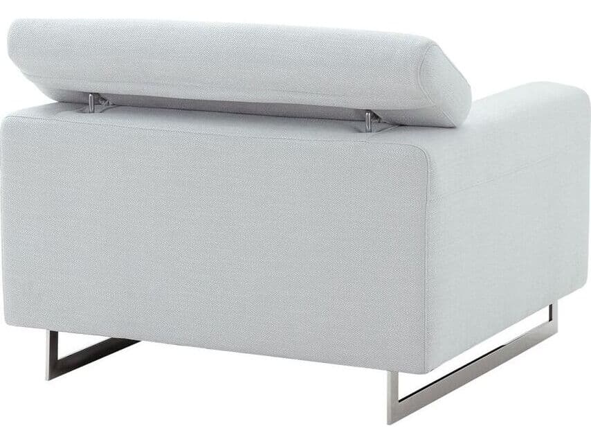 Pasargad Home Noho Serena Silver Accent Chair