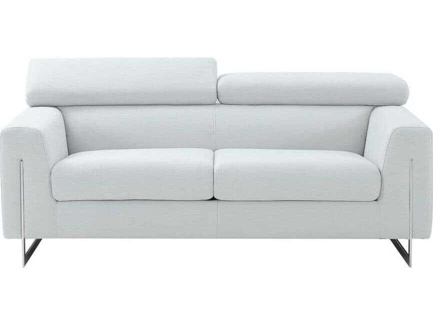 Pasargad Home Noho Serena Silver Upholstered Loveseat