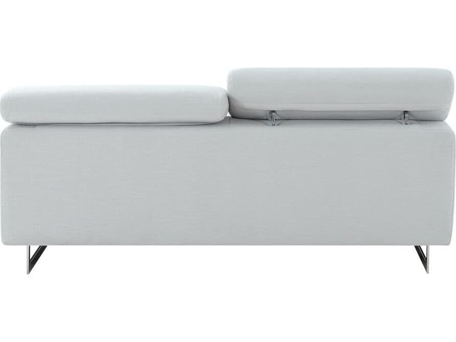 Pasargad Home Noho Serena Silver Upholstered Loveseat