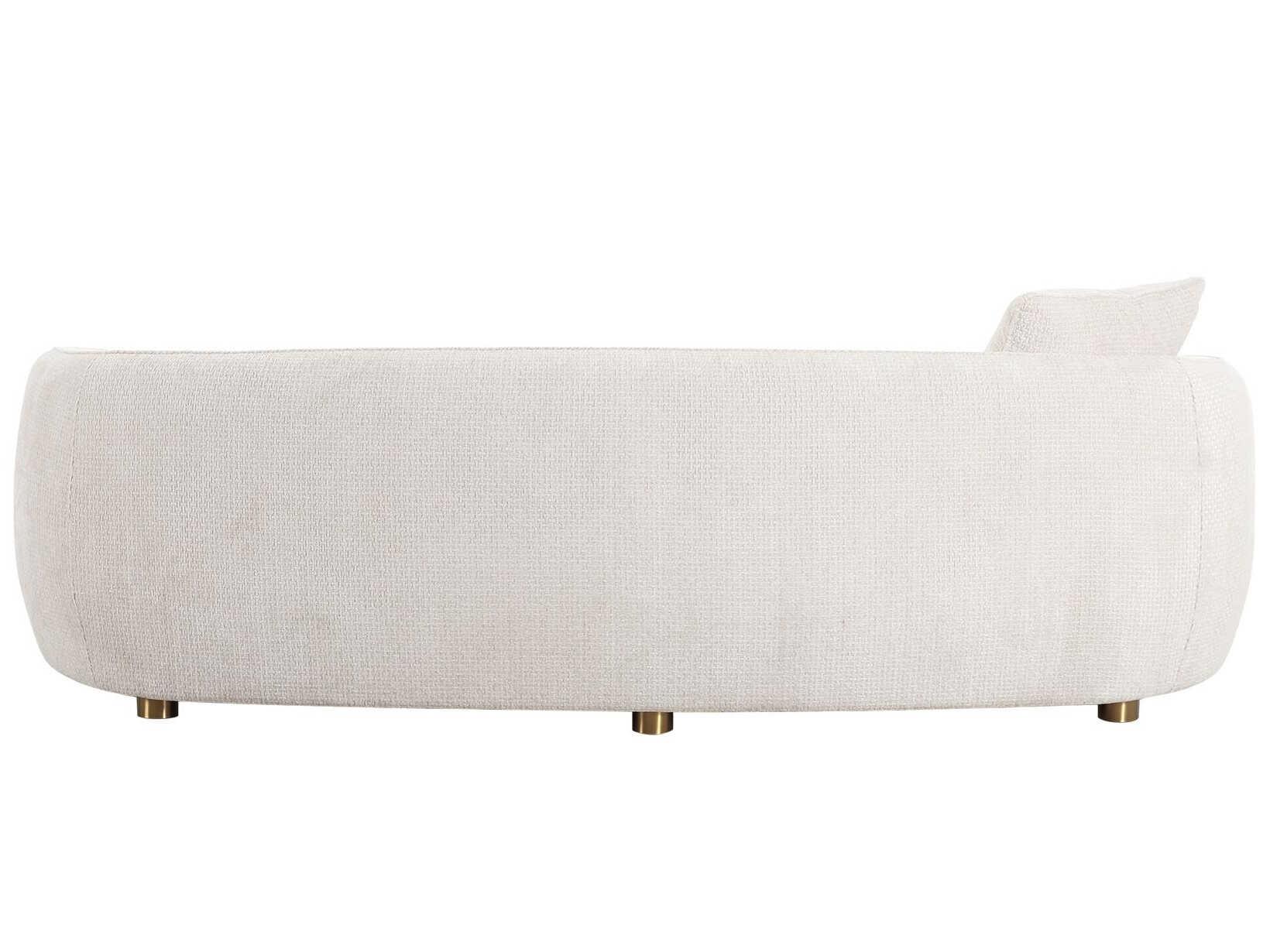 Pasargad Home Noho Zarina Ivory Beige Upholstered Sofa