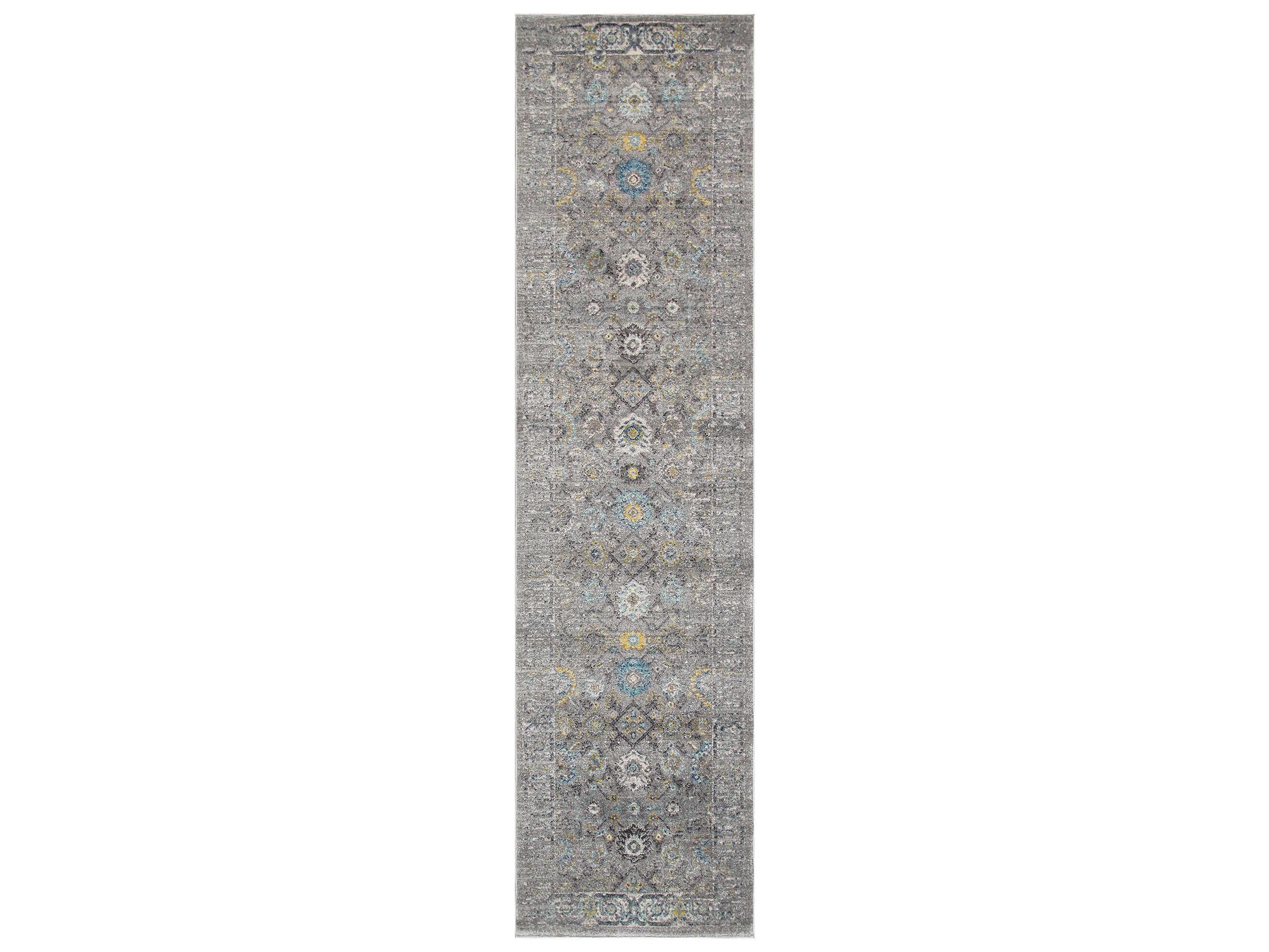 Pasargad Home Chelsea Bordered Runner Area Rug