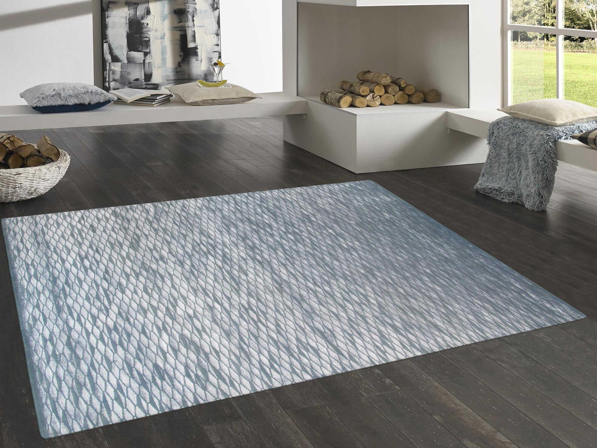 Pasargad Home Modern Chevron Area Rug