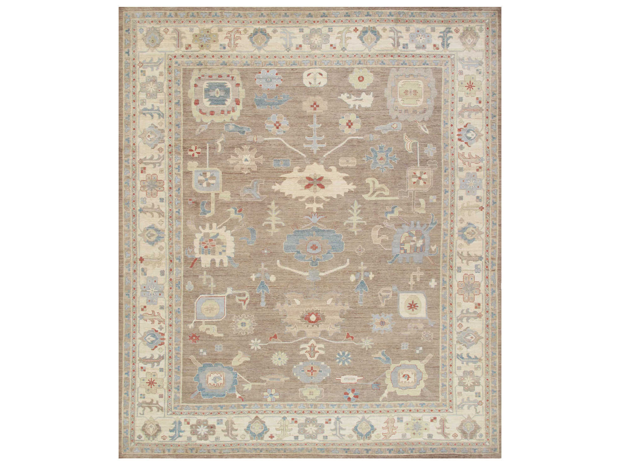 Pasargad Home Melody Bordered Area Rug